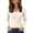 #03Beige, variant on Fitted Pullover Knit Sweaters for Women V Neck Long Sleeve Ribbed Top Slim Fit Soft Knitwear for Dating Work Occasions Blue L