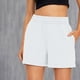 thumbnail image 1 of MKLEKYY Pantalones Cortos de Mezclilla para Mujer, Pantalones Cortos Casuales de Verano con Cordón, Cómodos, Elásticos, de Cintura Alta, para Correr con Bolsillos, 1 of 3