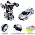 thumbnail image 5 of Toy Cars for Toddlers, Deformation Robot Cars Toys for Kids Boys, Birthday Christmas Gifts for 1-8 Years Old Boys, Gray, 5 of 7