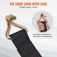 thumbnail image 4 of VEVOR 4 Pack Ratchet Tie Down Straps 11128 lbs 2" x 8' Heavy Duty Double J Hook, 4 of 9