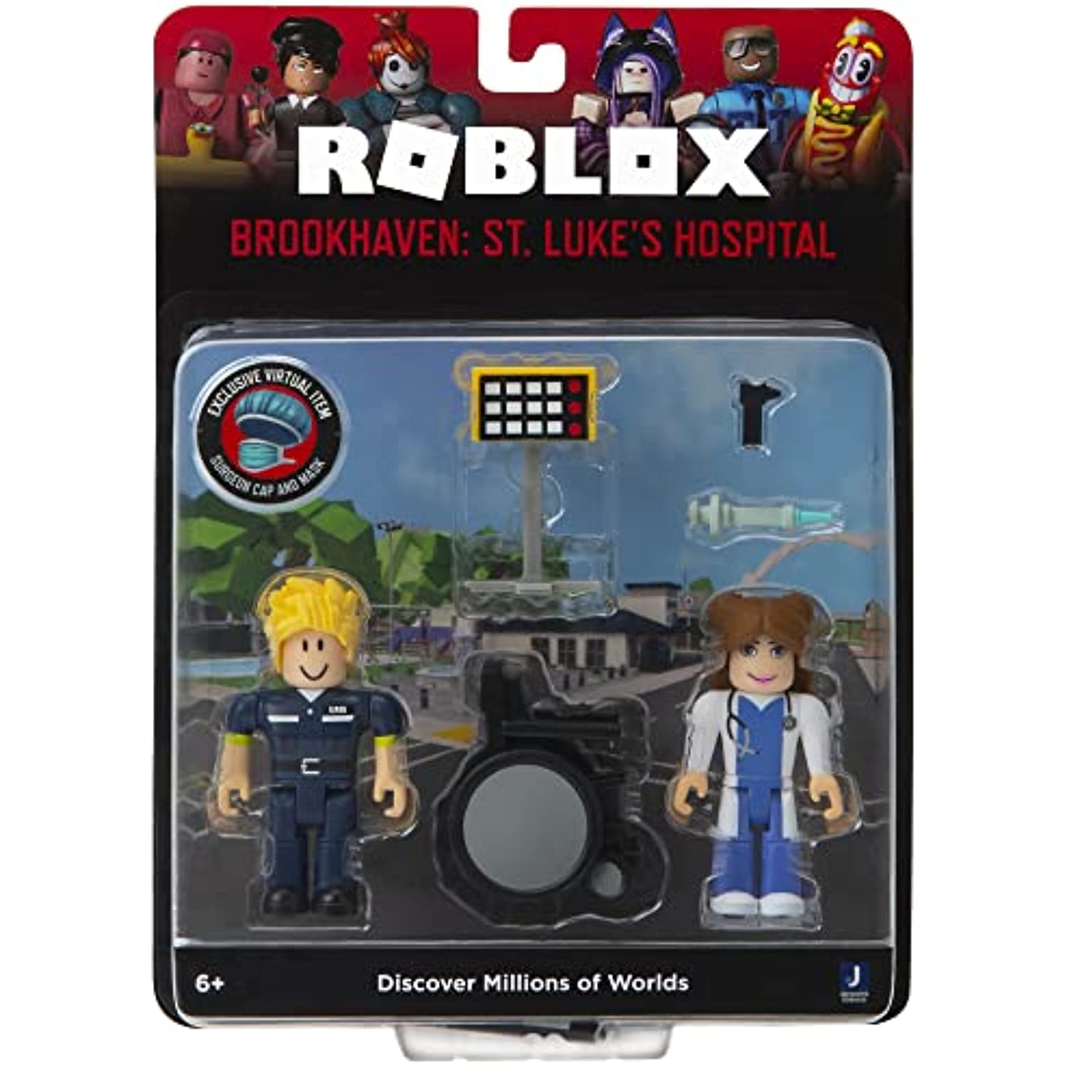 Roblox Brookhave St. Luke's Hospital Figure Pack [Includes