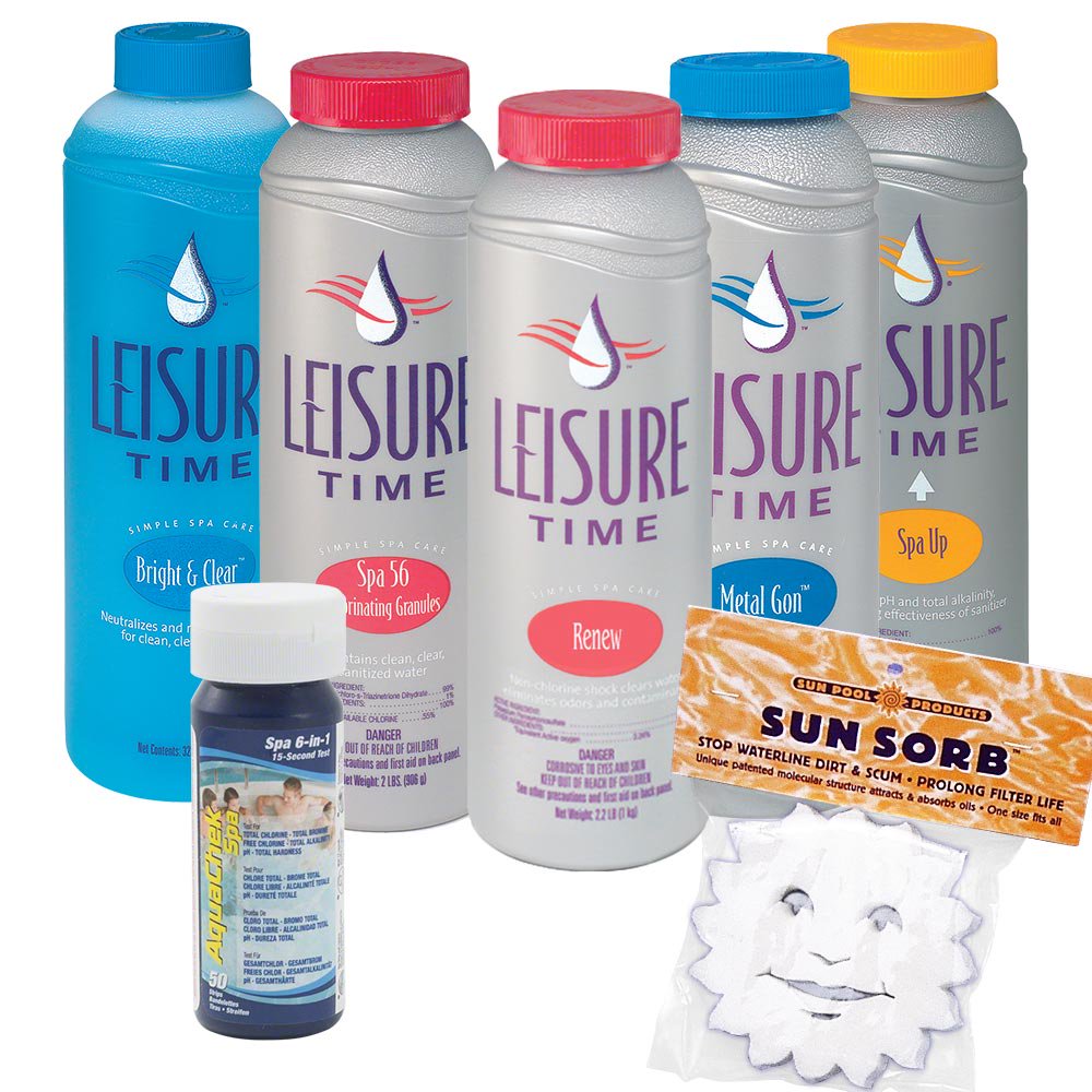 Leisure Time Hot Tub and Spa Chemical Kit, Chlorine