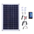 thumbnail image 2 of Water Resistant 20W Monocrystalline Silicon Solar Panel Portable 60A Solar Panel Regulator for Outdoor Camping, 2 of 7