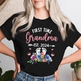 thumbnail image 2 of First Time Grandma Est 2024 T-Shirt – Mother’s Day Gift Shirt, New Grandmother Women’s Tee, Family Celebration Apparel, Grandma-to-Be Announcement Shirt, Proud Grandma Graphic Tee,, 2 of 3