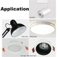 Led Light Cover,Light Blocking Stickers, 3In In Dia, White Fabric, LED