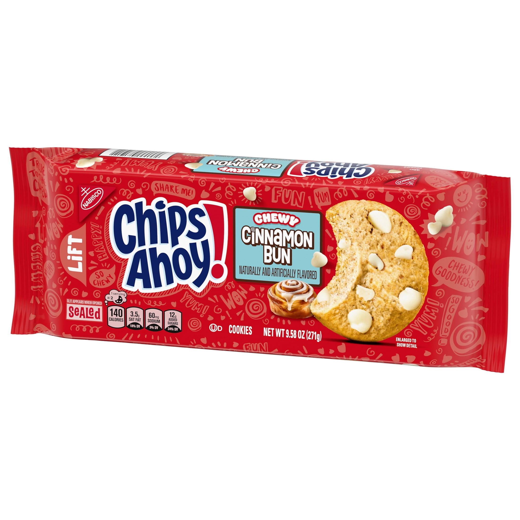 B柄3時のスナック・サクラモチリボン・チュチュasknowasdewanアズノゥ CHIPS AHOY! Chewy Cinnamon Bun Cookies, 9.58 oz - Walmart.com