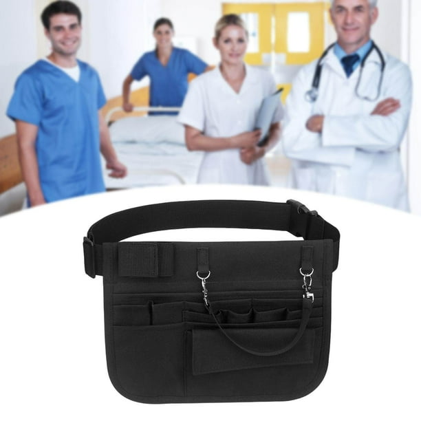 Nurses Pouch Waist Bag Adjustable Fanny Pack accessories nurse pouch Pouch Oxford Cloth Black