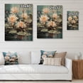 thumbnail image 4 of Designart "Lotus Pond Asian Painting VIII" Asian Print on Natural Pine Wood, 4 of 5