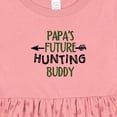 thumbnail image 4 of Inktastic Papas Future Hunting Buddy Girls Baby Dress, 4 of 5