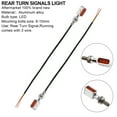 thumbnail image 2 of LED Rear Mini Turn Signal Indicator For Sportster Touring Dyna Chrome Amber, 2 of 10