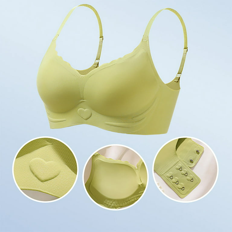 Odeerbi Wireless Lounge Bras for Women 2024 Comfortable Breathable