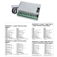 thumbnail image 3 of Mistaha LCD Digital Thermostat T6861 Series 9P 2-Control/12P 4-Control Fan Controller Room Temperature Regulator T6861H2WG Horizontal Green Screen, 3 of 6