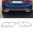 thumbnail image 3 of Pair Rear Exhaust Muffler Trim Set for MercedesBenz CClass W206 2021 Up, 3 of 7