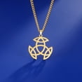 thumbnail image 5 of EUEAVAN Gold Celtic Knot Pendant Necklace Stainless Steel Jewelry, 5 of 8