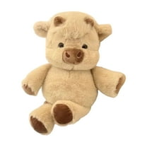 Weighted Highland Cow for Anxiety, Microwavable Stuffed Animal Plush Toy for Warmth, Heatable Coolable Soft Fluffy Gift for Boys Girls Kids and Adults