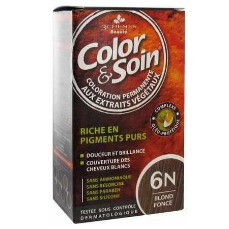 Les 3 Chênes 3 Chenes Color et Soin Coloration Permanente 6N Blond Fonce 135 ml