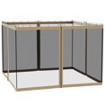 thumbnail image 1 of Outsunny Replacement Mosquito Netting for Gazebo 10' x 10' with Zippers, 1 of 10