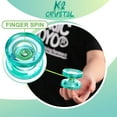 thumbnail image 5 of MAGICYOYO Gift Pack of 2 Responsive Yoyos V3 Black + K2 Green,Included Metal Yo-yo and Plastic Yo Yo, 5 of 7