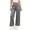 Black, variant on Gamivast Wide Leg Lounge Pants for Girl Elastic Waist Striped Casual Pajama Pants Soft Lightweight Loose Fit Palazzo Sweatpants for Home Sleep Travel Daily Wear