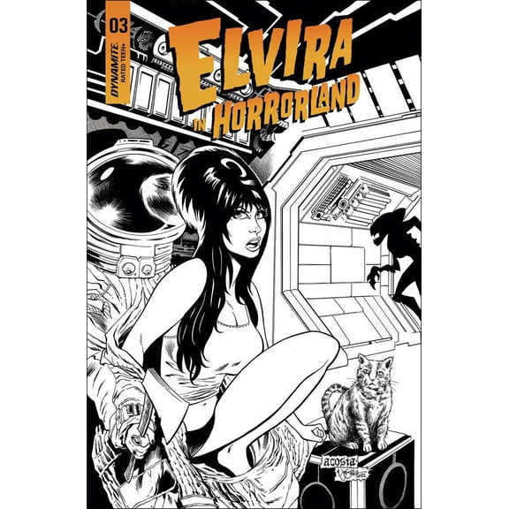 Elvira in Horrorland #3E VF ; Dynamite Comic Book