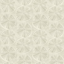 Chesapeake Sea Biscuit Beige Sand Dollar Wallpaper