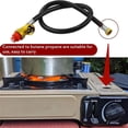 thumbnail image 4 of Regulador de Repuesto para Estufa de Camping PortáTil de Gas Butano y Propano de Combustible de 26 Pulgadas con ConversióN de Manguera una Botella de EliminacióN de 1LB, 4 of 5