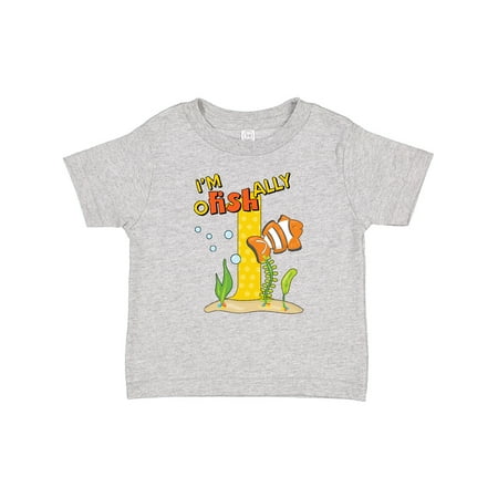 

Inktastic I m O-Fish-Ally One Cute Clownfish First Birthday Gift Baby Boy or Baby Girl T-Shirt