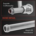 thumbnail image 4 of A-Premium Power Steering Hose Return Hose Line Assembly Compatible with Chevrolet Uplander 2005-2006 & Buick Terraza 2005-2006 & Pontiac Montana 2006 & Saturn Relay, Gear/Rack Pinion To Reservoir, 4 of 6