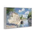 thumbnail image 2 of Stupell Industries French Country Boat in Canal Summer Reflection Gray Framed Giclee Art, 24 x 16, by Creative Studio, 2 of 8