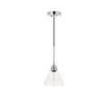 thumbnail image 3 of Living District LD4017D7C Histoire 1 Light Chrome Ceiling Pendant, 3 of 4