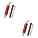 thumbnail image 4 of Scienceny Silenciador de escape de motocicleta universal de 2 ciclos de alto rendimiento rojo Rojo 2piezas, 4 of 4