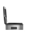 thumbnail image 5 of Dual Trash Can, 60 Liter (2x30L)/80 Liter (2x40L) Stainless Steel Step Trash Can, Rectangular Garbage Bin with Inner Buckets, Suit for Kitchen Office Home Use, 5 of 9