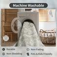 thumbnail image 5 of SIXHOME Area Rug 8'x10' Soft Washable Rugs for Living Room Non Slip Carpet Vintage Medallion Bedroom Indoor Floor Rugs Distressed Taupe Gray, 5 of 7