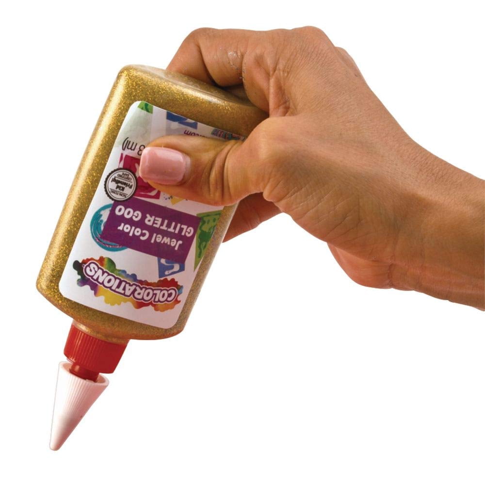Colorations Glitter Glue - Set of 6