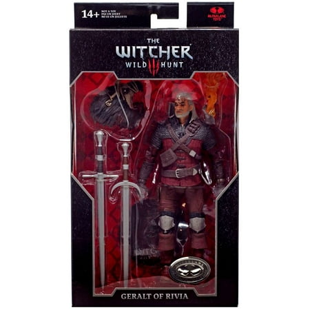 McFarlane Witcher Series 2 Geralt of Rivia Action Figure (Wolf Armor, Platinum Edition)