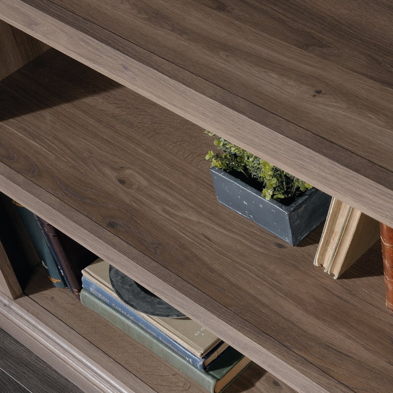 Sauder Select 3-Shelf Bookcase, Salt Oak Finish photo 6