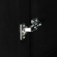 thumbnail image 5 of Urli Modern Double Door Storage Cabinet with Adjustable Shelves, Black, 5 of 10
