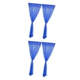 thumbnail image 1 of Billuyoard Cortina de cocina de 2 paneles, cortina de gasa transparente para puerta y ventana, color azul oscuro - 200x200cm Type1, 1 of 1
