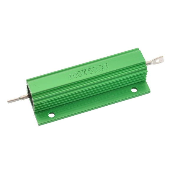 Unique Bargains Aluminum Housed Chassis Mounted 100W 50 Ohm Wirewound Resistor