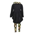 thumbnail image 4 of Girls Halloween Boo Crew Ghost 3pc Legging Set (9Y, Black), 4 of 5