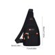 thumbnail image 3 of Sling Bag For Men Women Crossbody Chest Bag Multi Pocket Nylon Shoulder Backpack Water For Travel Hiking Outdoor Casual Daypack Work Deliv, 3 of 6