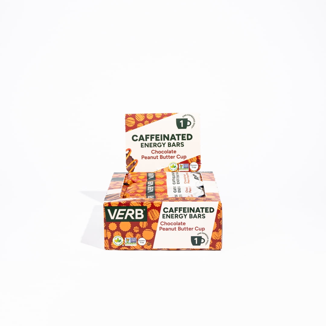 Verb Caffeinated Snack Bars, Chocolate Peanut Butter Cup 16ct box