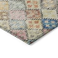 thumbnail image 4 of HomeRoots 603286 10 x 14 ft. Terra Cotta, Beige & Teal Blue Geometric Washable Indoor & Outdoor Rectangle Area Rug, 4 of 5