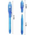 thumbnail image 2 of Invisible Ink Pen,spy Pen Invisible Disappearing Ink Pen With Uv Light Magic Marker For Secret Message And Kid GuanGuan, 2 of 2