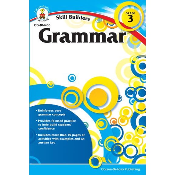 Pre-Owned Grammar, Grade 3 (Skill Builders), 9781936023202, 1936023202, Paperback,