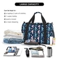 thumbnail image 5 of Kdxio Seahorses And Plants Travel Duffel Bag Gym Bag Weekender Travel Bag Gym Bag for Women &Men Airplane Travel Essentials for Flying, 5 of 7