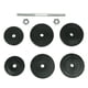 thumbnail image 3 of Juego de mancuernas VidaXL ajustables de 15 kg con placas de peso, color negro, 3 of 3