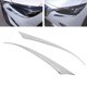 thumbnail image 4 of Headlights Eyelid Decor, Headlight Eyebrow Dustproof 2Pcs Paste Installation  For Automobile Modification Replacement For Mazda CX-3 2016-2021 ANGGREK Headlight Eyelid, 4 of 8