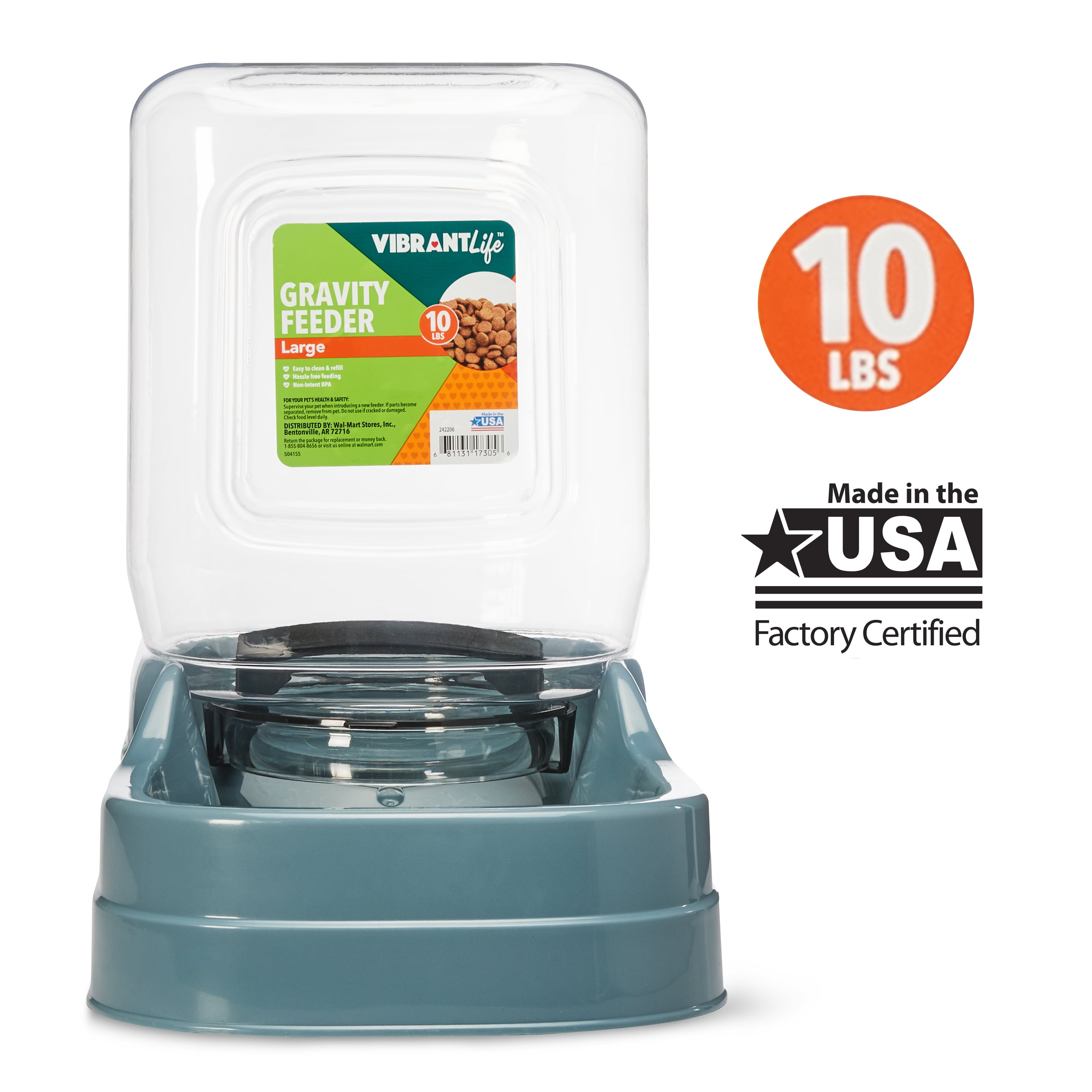 auto dog feeder walmart