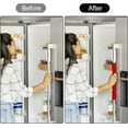 thumbnail image 5 of Refrigerator Door Handle Cover Kitchen Appliance Decor Handles Antiskid Protector Gloves for Fridge Oven Keep Off Fingerprints,Liquid,Oil Stain,Food Spot,2 Pieces (16"*4", Plush), 5 of 16